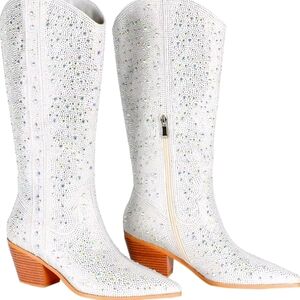 Rhinestone boots